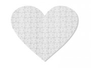 Puzzle magnetické srdce 19,5x19,5 cm 75 dílků sublimace termotransfer