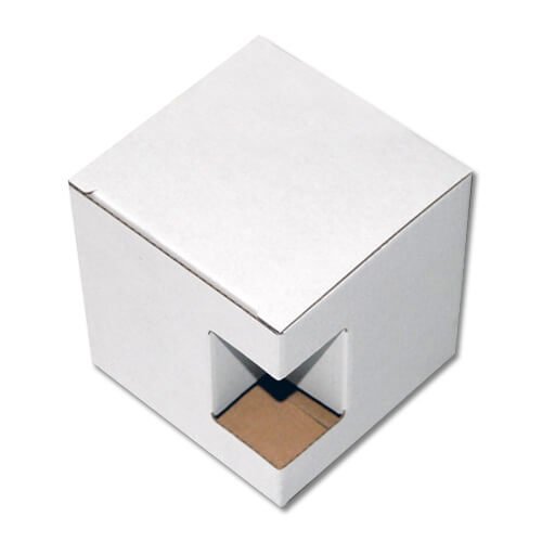 Magický hrnek 330 ml A+ bílý - černé okénko s krabičkou sublimace termotransfer - 3