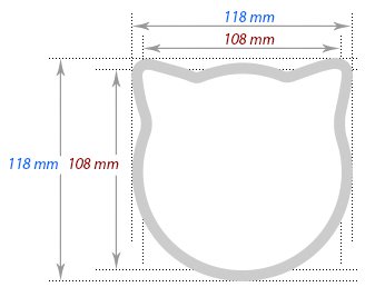 Podtácek pod hrnek keramický - kočka sublimace termotransfer - 4