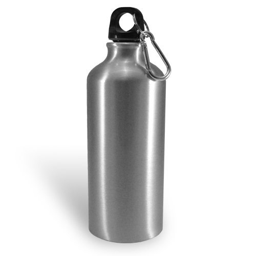 Turistická láhev hliníková 500 ml - stříbrná sublimace termotransfer - 1
