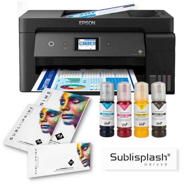 Sublimační tiskárna Epson ET-15000 A3 + inkousty Sublisplash 80 ml+ sublimační papíry a Sublisplash Driver Win - 1