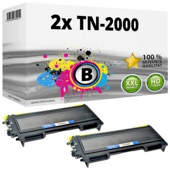 Sada 2 tonerů Brother TN-2000 (alternativní) black/černá - 2 x 2 500 stran - 1