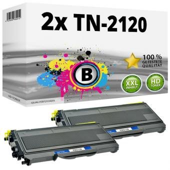 Sada 2 tonerů Brother TN-2120 (alternativní) black/černá - 2 x 2 600 stran - 1