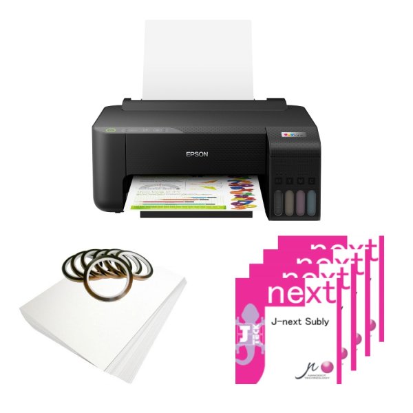 Sublimační tiskárna Epson EcoTank L1250 + inkoust J-Teck J-Next + Sublimační papír DELUX 120 A4 - 1