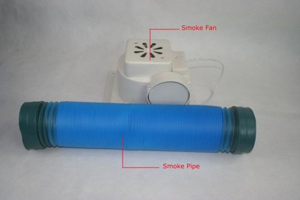Ventilátor pro laserovou gravírku DC-K40III - 1
