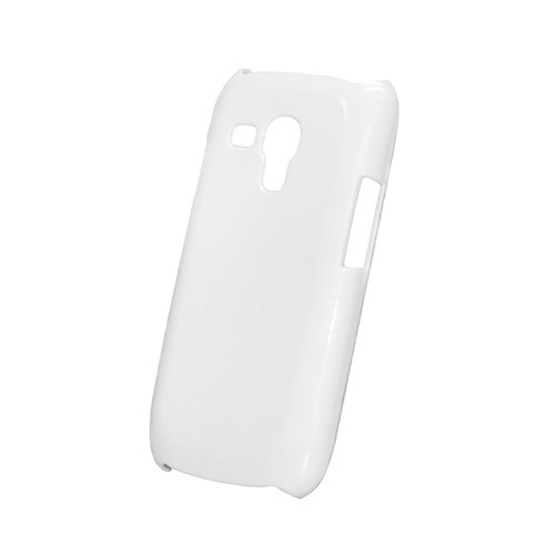 Kryt pro Samsung Galaxy S3 Mini bílá lesk plastový 3D sublimace termotransfer - 2