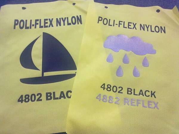 Nažehlovací fólie Poli-Flex Nylon 4802N černá - 1