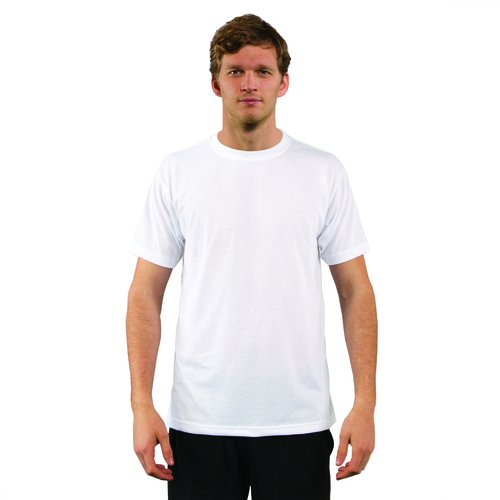 Tričko s krátkým rukávem - L - Bílé sublimace termotransfer - 1