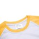 Tričko JSubli Apparel - XL - bílé se žlutými rukávy sublimace termotransfer - 3