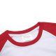 Tričko JSubli Apparel - 2XL - bílé s červenými rukávy sublimace termotransfer - 3