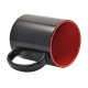 Magický hrnek 330 ml A+ černý s barevným vnitřkem - červený sublimace termotransfer - 3