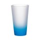 Sklenice Latte 450 ml matná - modrý gradient sublimace termotransfer - 1