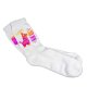 Ponožky unisex bílé - vel. 33-36 sublimace termotransfer - 3