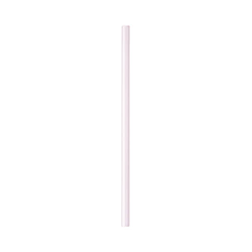 Brčko skleněné 20 cm - růžové