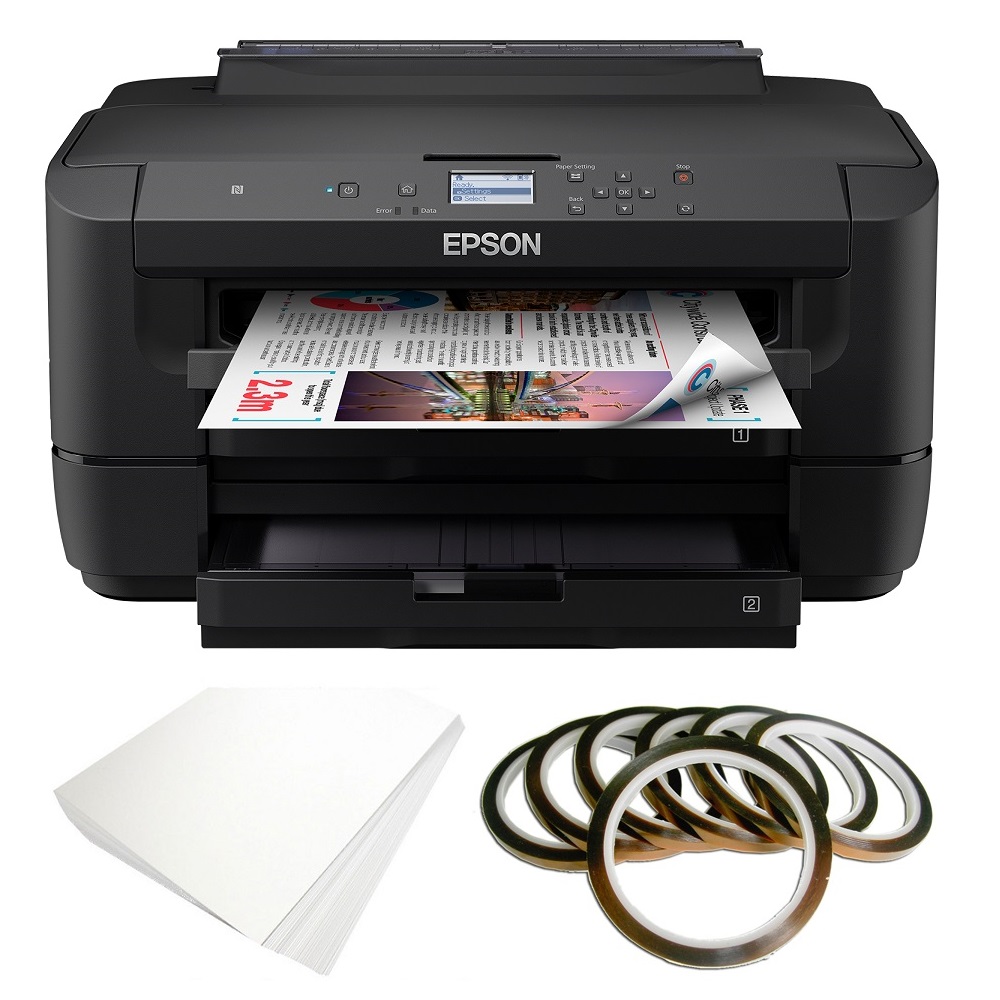 Sublimační tiskárna Epson WF-7210DTW A3 + CISS + sublimační inkousty J-NEXT