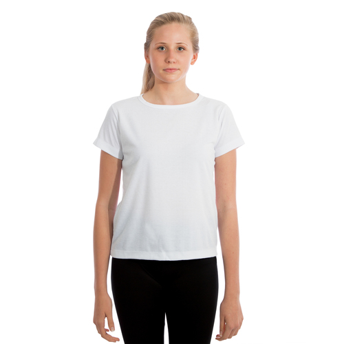 Dámské tričko s krátkým rukávem Classic - L - Bílé sublimace termotransfer