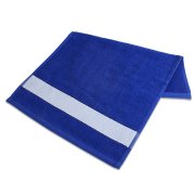 Bavlněný ručník 30x50 cm s polyesterovým rámečkem královský modrý sublimace termotransfer