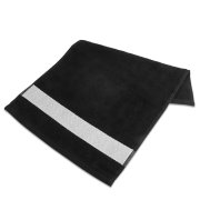 Bavlněný ručník 67x140 cm s polyesterovým rámečkem černý sublimace termotransfer