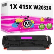 Toner HP 415X W2033X (alternativní) magenta/purpurová - 6 000 stran (bez čipu)