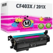 Toner HP 201X/CF403X (alternativní) magenta/purpurová - 2 300 stran