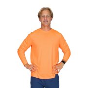 Pánské tričko SOLAR s dlouhým rukávem - L - Safety Orange sublimace termotransfer