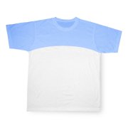 Tričko Sport Cotton-Touch - M - světle modré sublimace termotransfer