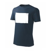 PATCHIRT - Bavlněné tričko pro sublimační potisk - horizontální - tmavě modré - M