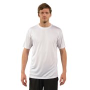 Pánské tričko SOLAR s krátkým rukávem - M - Bílé sublimace termotransfer