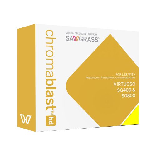 Chromablast-HD gelový inkoust na potisk bavlny Ricoh SG400 / SG800 Yellow - prošlá expirace - 1