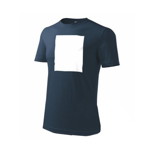 PATCHIRT - Bavlněné tričko pro sublimační potisk - vertikální - tmavě modré - S - 1