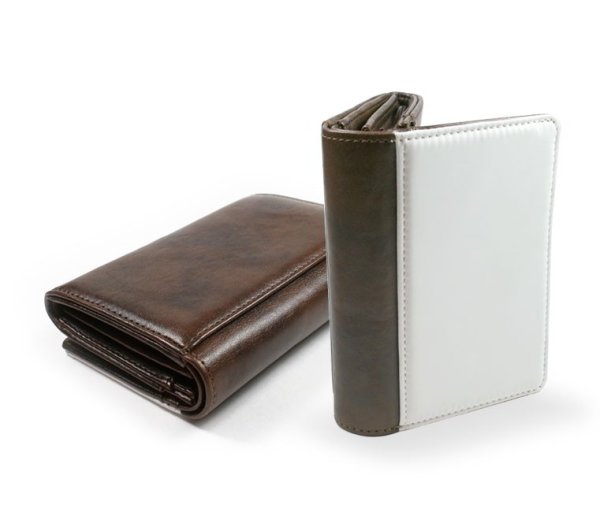Luxusní peněženka - střední - hnědá - sublimace termotransfer - 2
