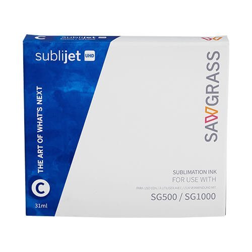 Gelový sublimační inkoust Sawgrass SubliJet-UHD pro Virtuoso SG500/SG1000 31 ml - cyan/azurová - 1