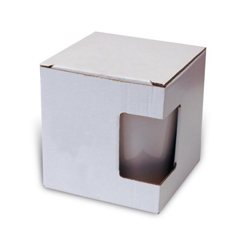 Krabička na hrnek Latte 330 ml - s okénkem - 1
