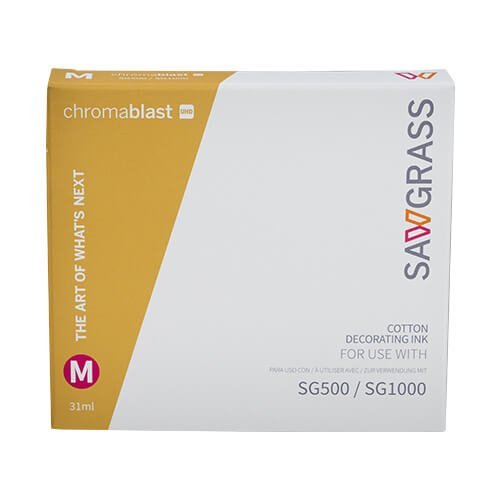 Chromablast-UHD gelový inkoust na potisk bavlny Ricoh SG500/SG1000 Magenta/Purpurová 31 ml - 1