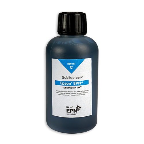 Sublimační inkoust Sublisplash EPN+, 250 ml, cyan/azurový - 1