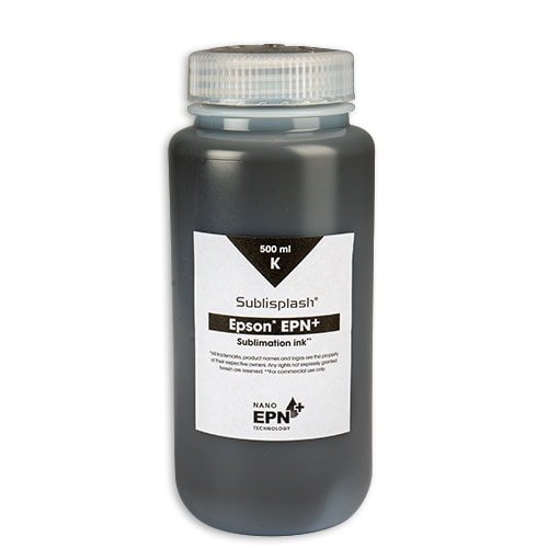 Sublimační inkoust Sublisplash EPN+ 500 ml - black/černá - 1