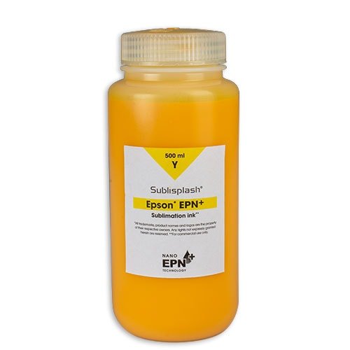 Sublimační inkoust Sublisplash EPN+ 500 ml - yellow/žlutá - 1