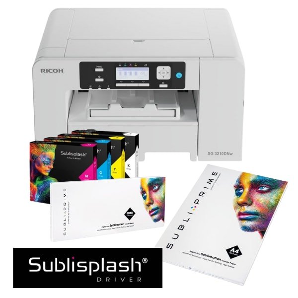 Sublimační tiskárna Ricoh SG 3210DN A4 + inkousty Sublisplash + sublimační papíry a Sublisplash Driver - 1
