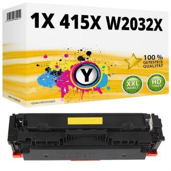 Toner HP 415X W2032X (alternativní) yellow/žlutá - 6 000 stran (bez čipu) - 1