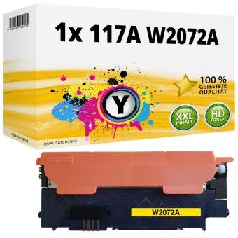 Toner HP 117A W2072A (alternativní) yellow/žlutá - 700 stran - 1