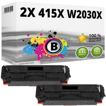 Sada 2 tonerů HP 415X W2030X (alternativní) black/černá - 2 x 7 500 stran - 1