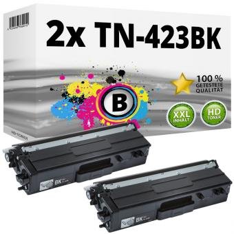 Sada 2 tonerů Brother TN-423BK (alternativní) black/černá - 2 x 6 500 stran - 1
