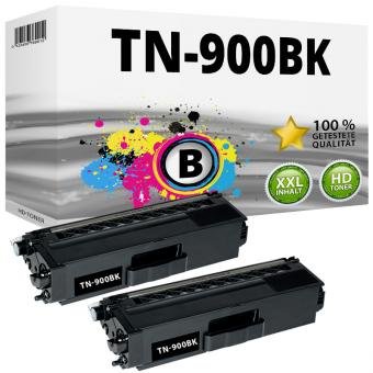 Sada 2 tonerů Brother TN-900BK (alternativní) black/černá - 2 x 6 000 stran - 1