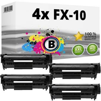 Sada 4 tonerů Canon FX-10 (alternativní) black/černá - 4 x 3 500 stran - 1