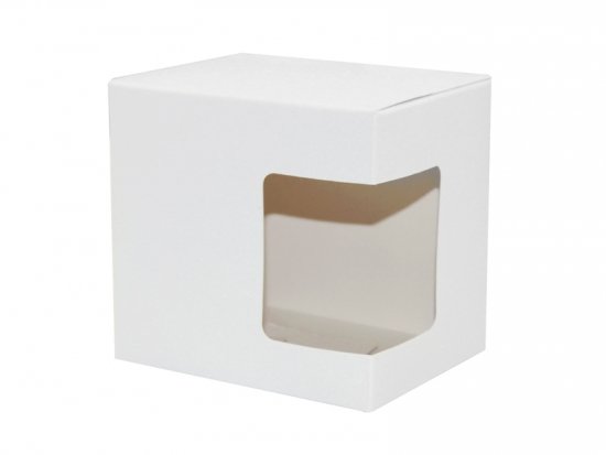 Krabička na hrnek 330 ml - s okénkem sublimace termotransfer - 1