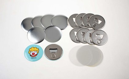 100 placek 58 mm s otvírákem a magnetem (odznaky, buttony) - 1