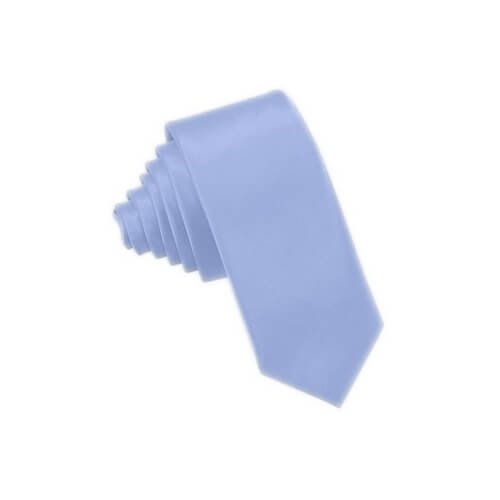 Kravata - světle modrá sublimace termotransfer - 1