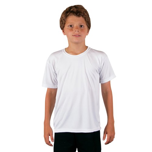 Dětské tričko s krátkým rukávem Solar - S - Bílé sublimace termotransfer - 1