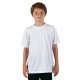 Dětské tričko s krátkým rukávem Basic - 104 - Bílé sublimace termotransfer - 1