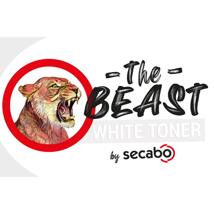 Secabo THE BEAST bílý toner